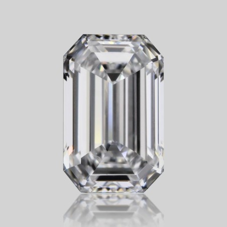 Diament szlif szmaragdowy, 0.3ct, SI1, D, GIA 7536585135