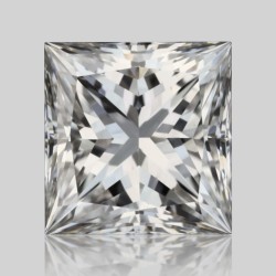 Diament szlif princess, 0.4ct, VVS2, E, GIA 6535448072