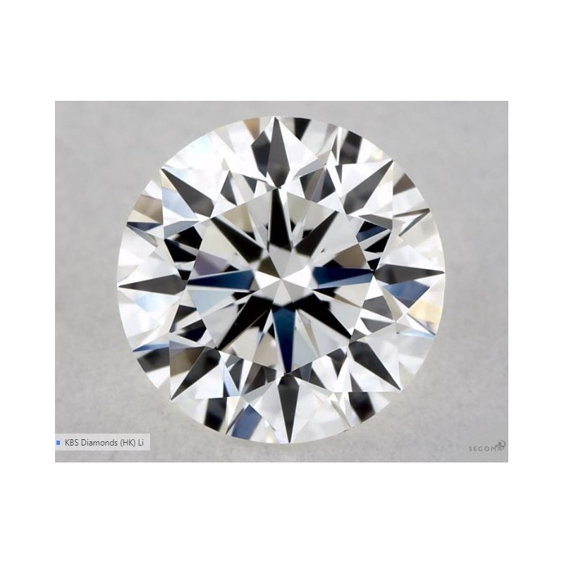 Diament szlif okrągły, 0.5ct, VVS2, G, GIA 2424656972