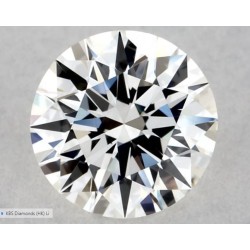 Diament szlif okrągły, 0.5ct, VVS2, G, GIA 1419954785