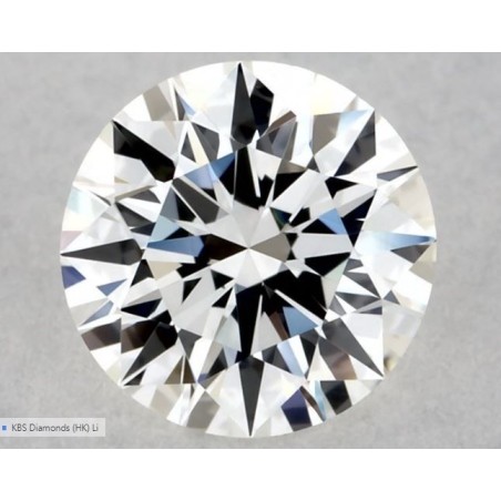 Diament szlif okrągły, 0.5ct, VVS2, G, GIA 1419954785