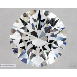 Diament szlif okrągły, 0.5ct, VVS2, G, GIA 2424628834