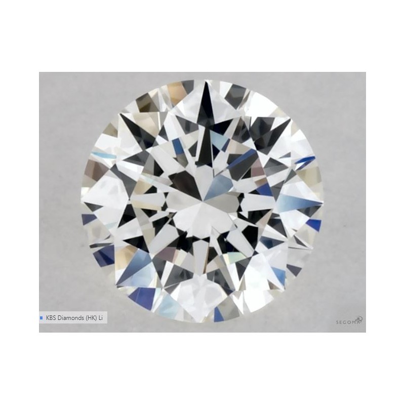 Diament szlif okrągły, 0.5ct, VVS2, G, GIA 2424628834