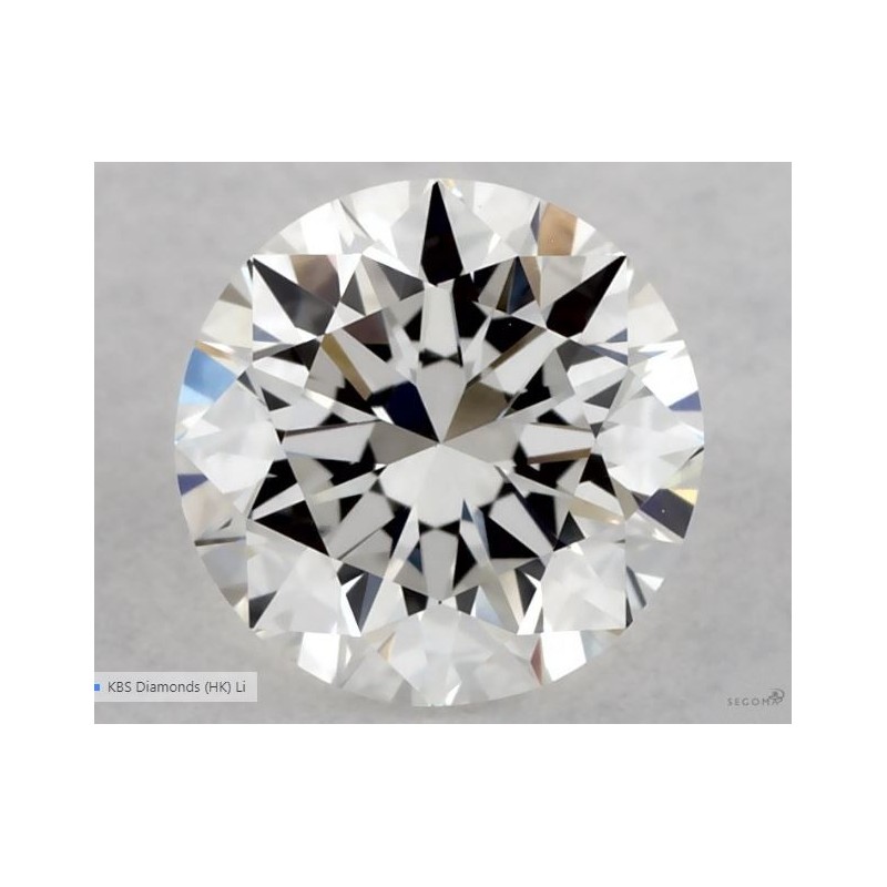 Diament szlif okrągły, 0.5ct, VS1, F, GIA 7423622944