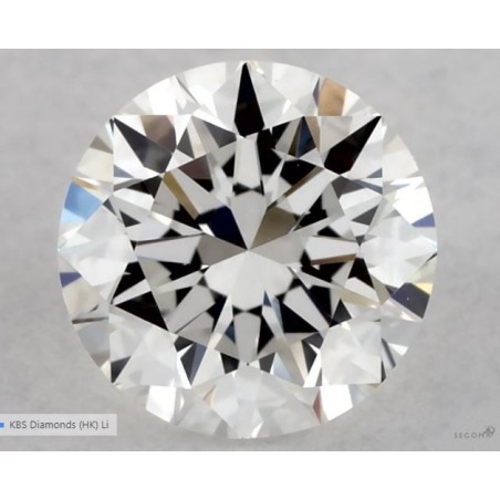Diament szlif okrągły, 0.5ct, VS1, F, GIA 7423622944