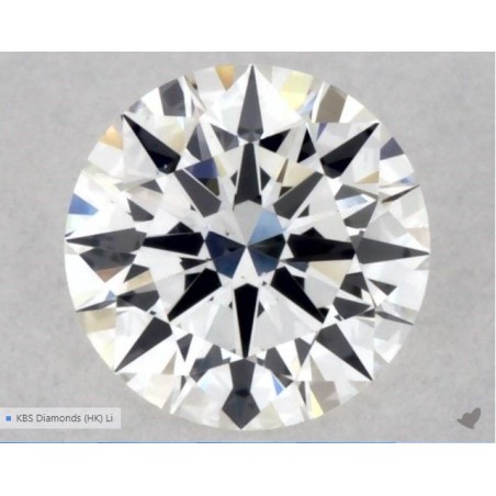 Diament szlif okrągły, 0.5ct, VS1, F, GIA 7418842214