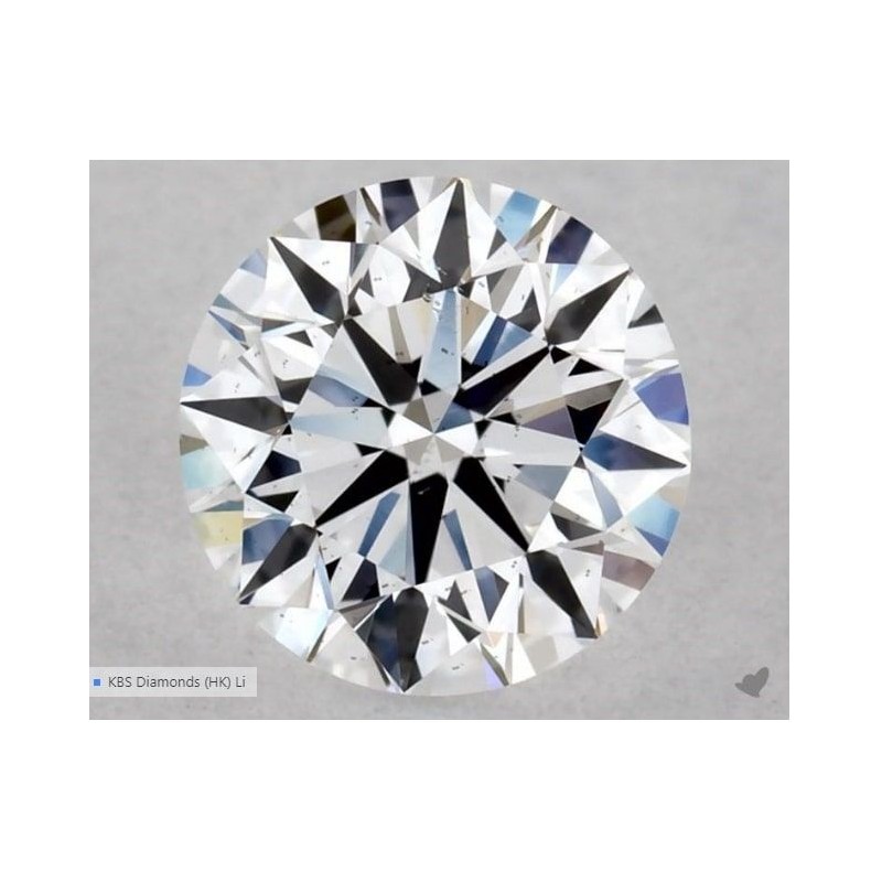 Diament szlif okrągły, 0.5ct, VS2, D, GIA 6391307554