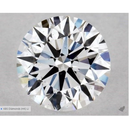 Diament szlif okrągły, 0.5ct, VS2, D, GIA 6391307554