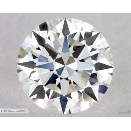 Diament szlif okrągły, 0.51ct, VVS2, G, GIA 1417801055