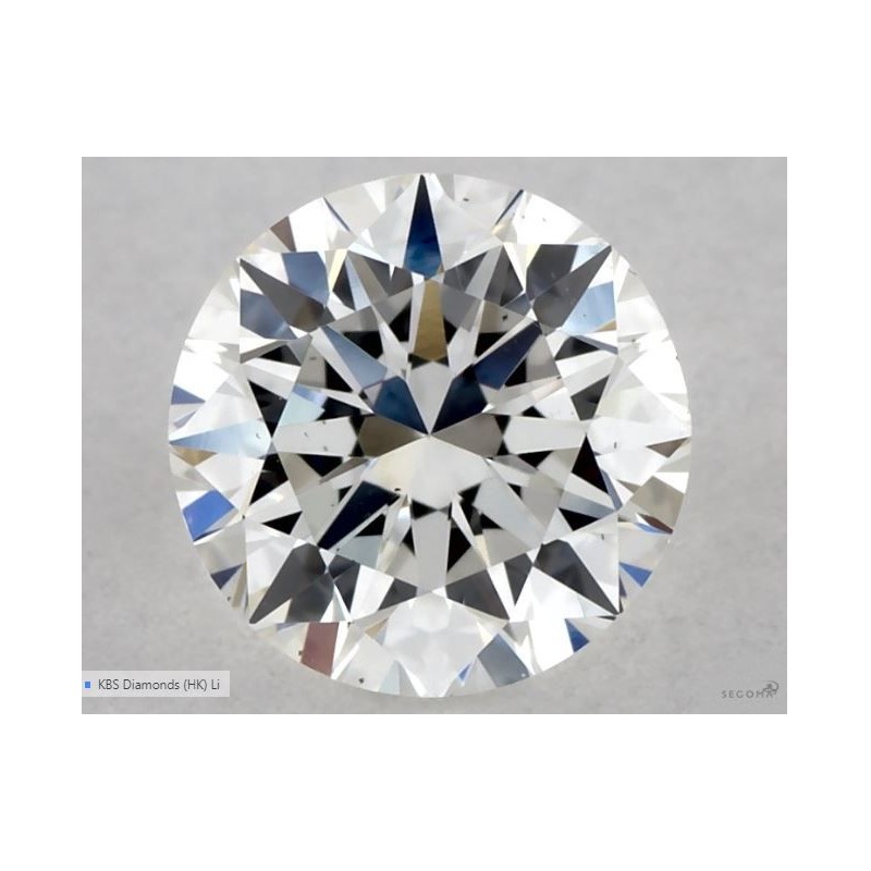 Diament szlif okrągły, 0.51ct, VS1, G, GIA 1418180908 Diament szlif okrągły, 0.51ct, VS1, G, GIA 1418180908