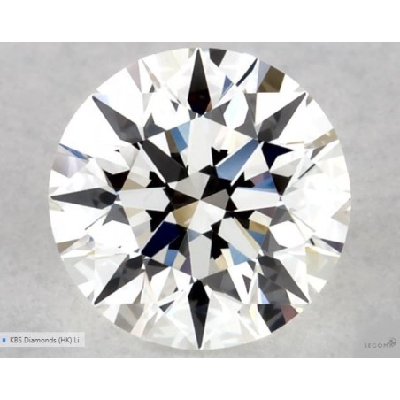 Diament szlif okrągły, 0.54ct, VVS2, G, GIA 7412563250