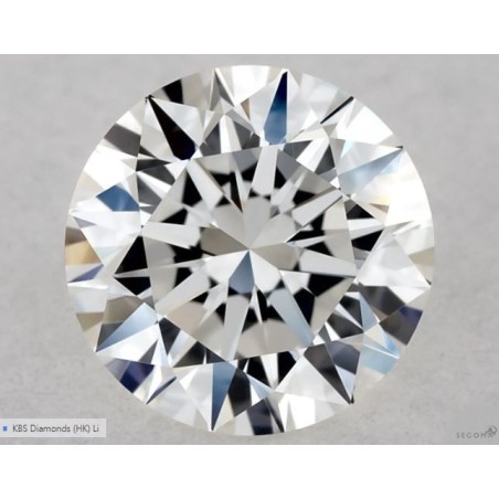 Diament szlif okrągły, 0.55ct, VVS2, G, GIA 7448410715