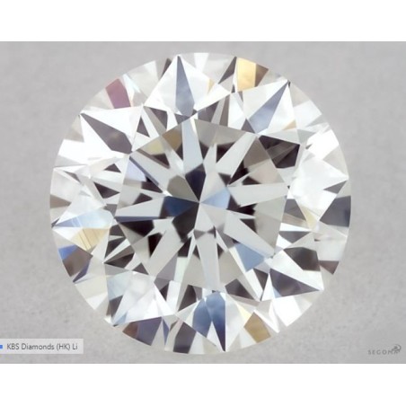 Diament szlif okrągły, 0.55ct, VVS2, G, GIA 7448906935