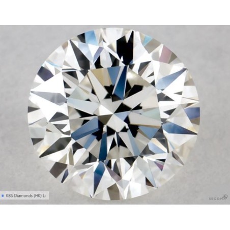 Diament szlif okrągły, 0.56ct, VVS2, G, GIA 7442547979