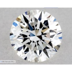 Diament szlif okrągły, 0.56ct, VVS2, H, GIA 1448201466