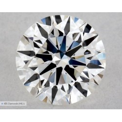 Diament szlif okrągły, 0.56ct, VVS2, H, GIA 6442874586