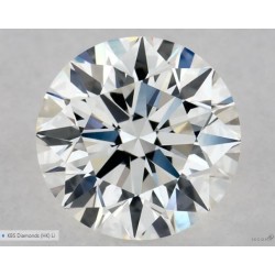 Diament szlif okrągły, 0.56ct, VVS2, G, GIA 1413942877