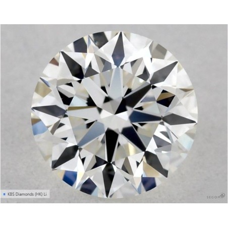 Diament szlif okrągły, 0.56ct, VVS2, H, GIA 6442483879