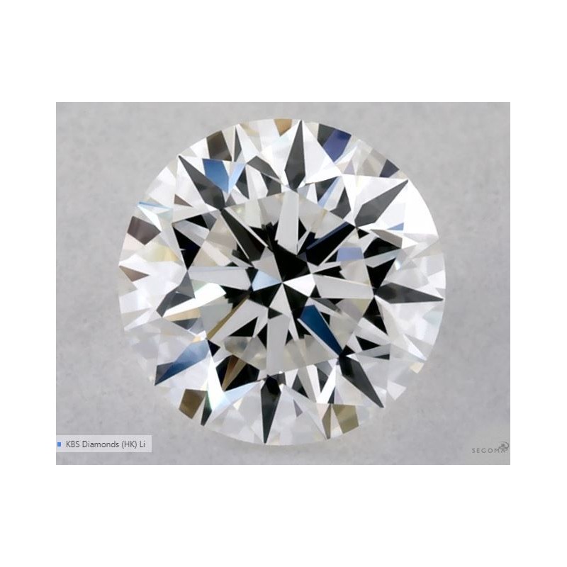 Diament szlif okrągły, 0.59ct, VVS2, G, GIA 7441127730