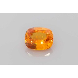 Szafir szlif poduszkowy, 5.32 ct, ORANGE, GIA 6224530906