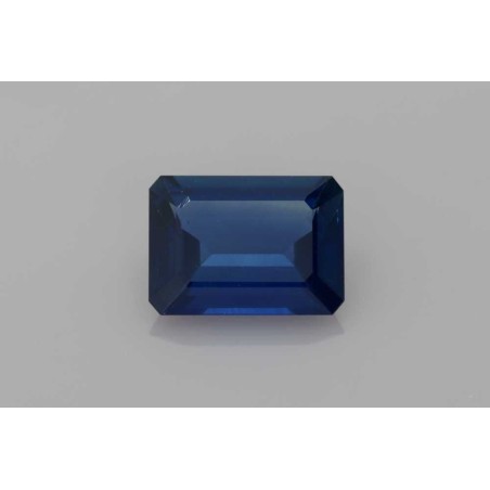 Szafir szlif szmaragdowy, 4.18 ct, BLUE, GIA 2446755723