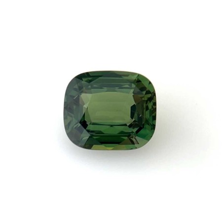 Szafir szlif poduszkowy, 5.04 ct, GREEN, GIA 7501774780