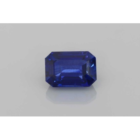 Szafir szlif szmaragdowy, 3.48 ct, BLUE, GIA 6505507481
