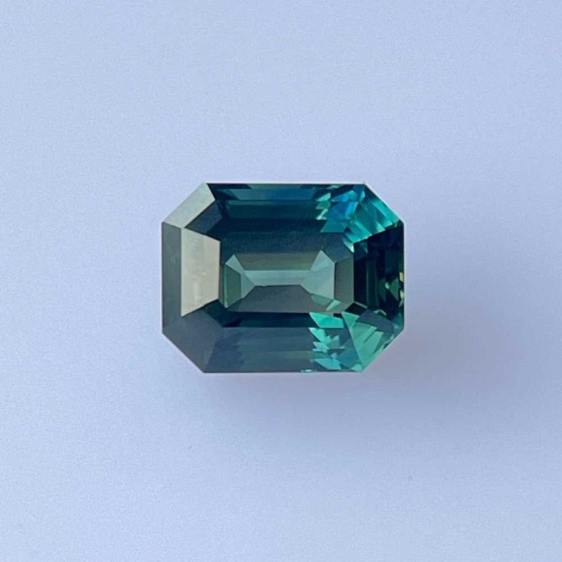 Szafir szlif szmaragdowy, 2.08 ct, TEAL, GIA 6511679639 Szafir szlif szmaragdowy, 2.08 ct, TEAL, GIA 6511679639