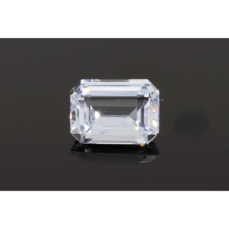Szafir szlif szmaragdowy, 2.06 ct, WHITE, GIA 6234343133