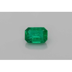 Szmaragd szlif szmaragdowy, 0.87 ct, GREEN, GIA 7508601353