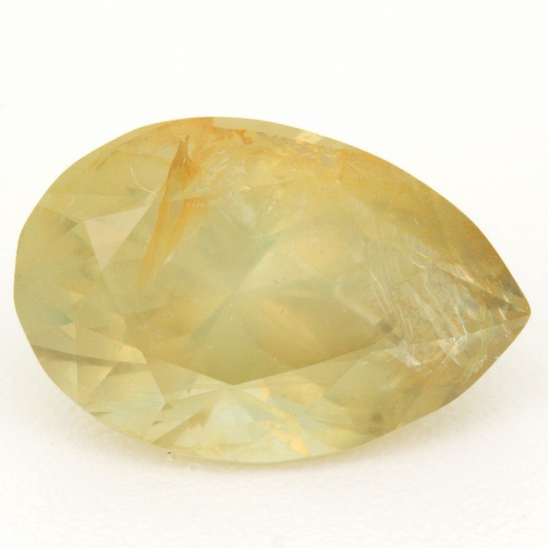 Szafir szlif gruszkowy, 3.55 ct, YELLOW, IGI 640466595 Szafir szlif gruszkowy, 3.55 ct, YELLOW, IGI 640466595