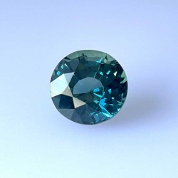 Szafir szlif okrągły, 2.55 ct, TEAL, GIA 6515678201
