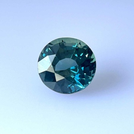 Szafir szlif okrągły, 2.55 ct, TEAL, GIA 6515678201
