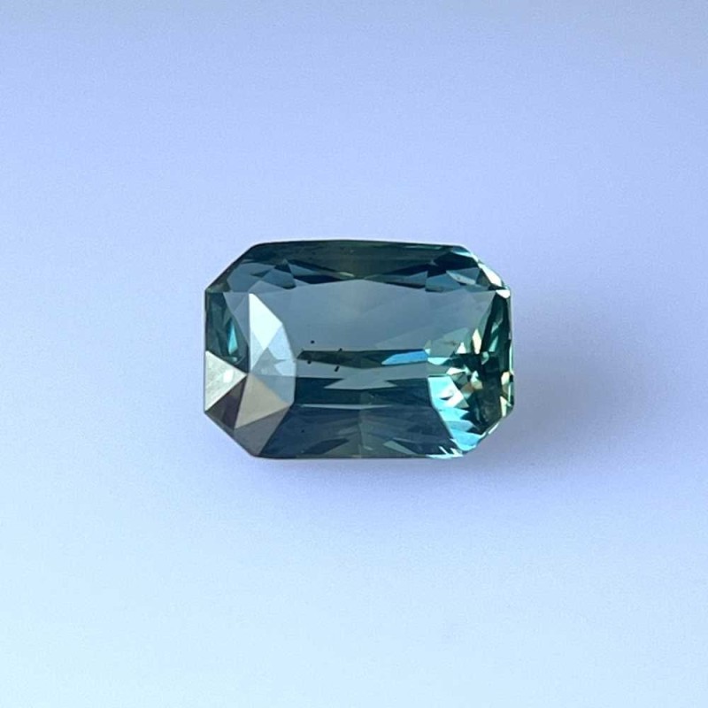 Szafir szlif szmaragdowy, 2.18 ct, TEAL, GIA 5513678421
