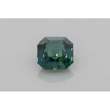 Szafir Asscher, 2.56 ct, TEAL, GIA 7508892319
