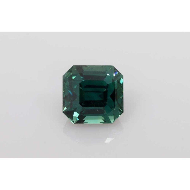 Szafir Asscher, 3.53 ct, TEAL, GIA 2235467887 Szafir Asscher, 3.53 ct, TEAL, GIA 2235467887