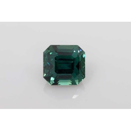 Szafir Asscher, 3.53 ct, TEAL, GIA 2235467887