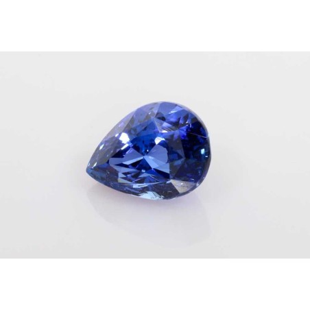 Szafir szlif gruszkowy, 4.14 ct, BLUE, GIA 2235467918