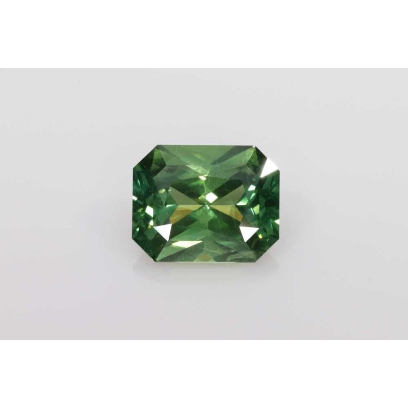 Szafir szlif szmaragdowy, 3.62 ct, GREEN, GIA 1232470983