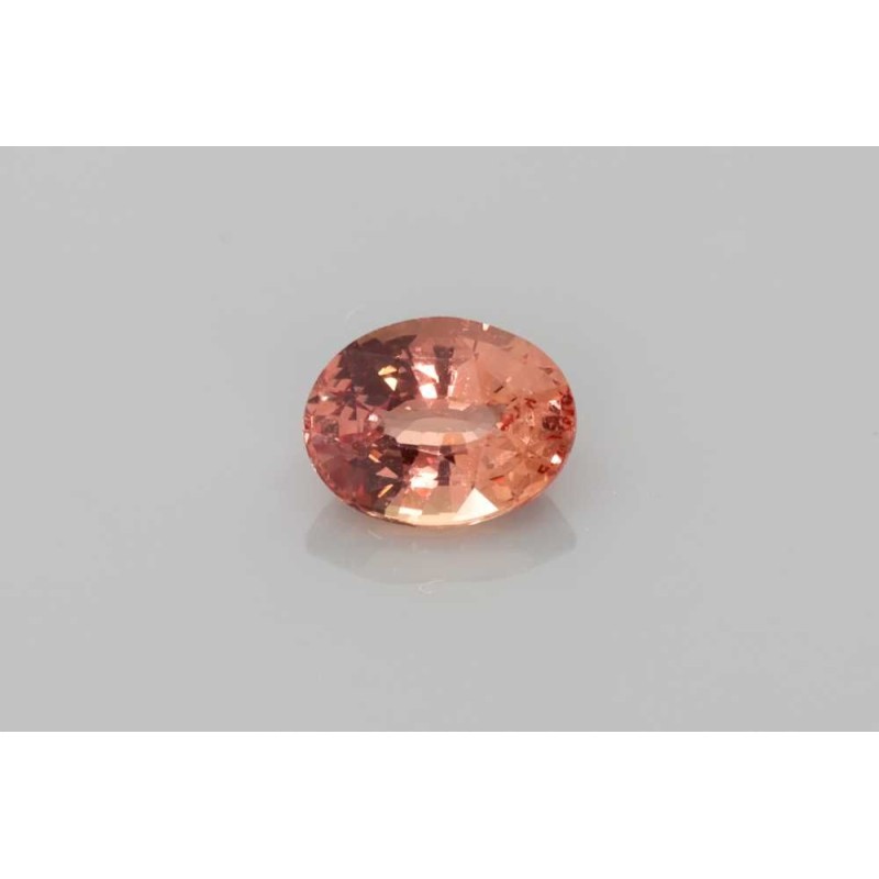 Szafir szlif owalny, 1.05 ct, ORANGE, GIA 6521090703