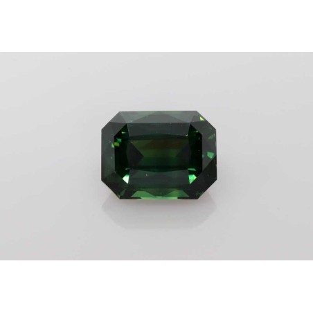 Szafir szlif szmaragdowy, 6.57 ct, GREEN, GIA 5231508969