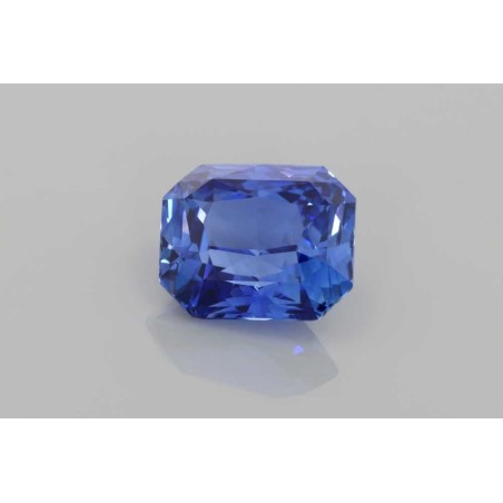 Szafir szlif szmaragdowy, 8.52 ct, BLUE, GIA 5516498392