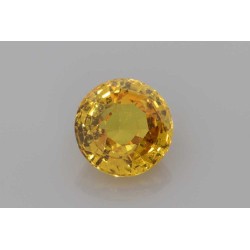Szafir szlif okrągły, 2.03 ct, YELLOW, GIA 5221594594