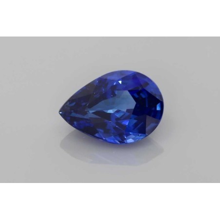 Szafir szlif gruszkowy, 2.84 ct, BLUE, GIA 2526145543
