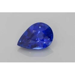 Szafir szlif gruszkowy, 4.14 ct, BLUE, GIA 6522157069