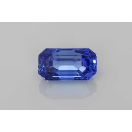 Szafir szlif szmaragdowy, 3.04 ct, BLUE, GIA 6521157116