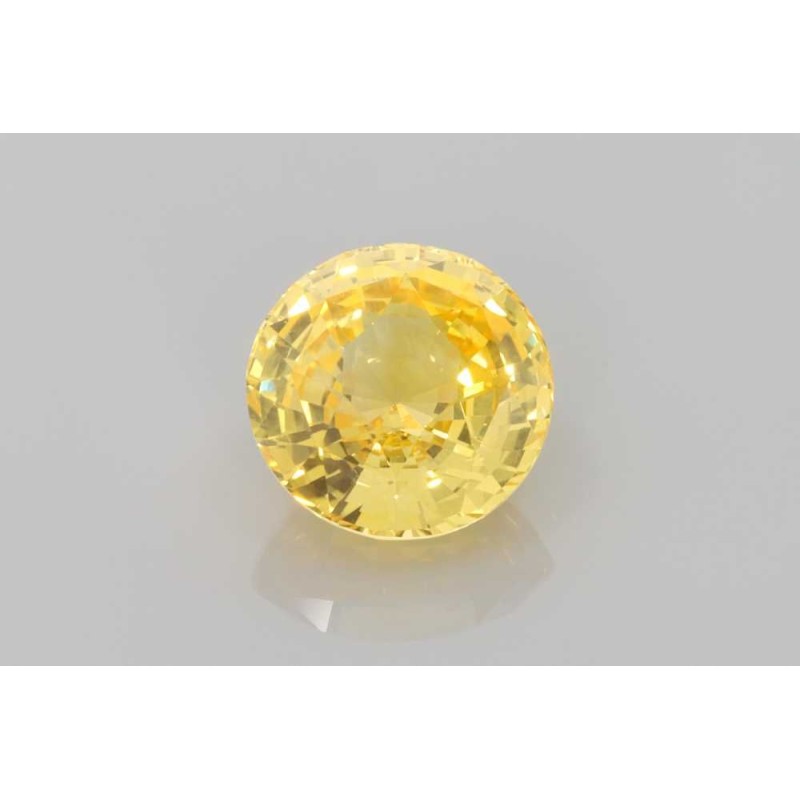 Szafir szlif okrągły, 3.57 ct, YELLOW, GIA 6522594649 Szafir szlif okrągły, 3.57 ct, YELLOW, GIA 6522594649