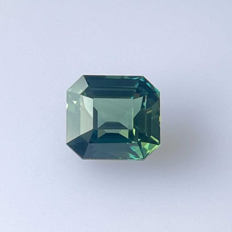 Szafir szlif ośmiokątny, 4.12 ct, TEAL, GIA 1525594542 Szafir szlif ośmiokątny, 4.12 ct, TEAL, GIA 1525594542