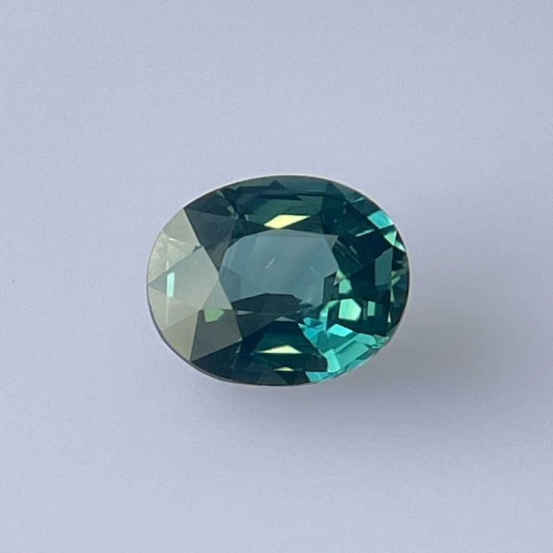 Szafir szlif owalny, 3.05 ct, TEAL, GIA 1523594977 Szafir szlif owalny, 3.05 ct, TEAL, GIA 1523594977