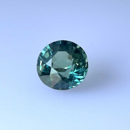 Szafir szlif okrągły, 2.08 ct, TEAL, GIA 6512678223